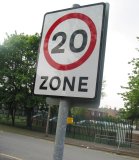 20 MPH zone