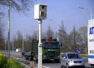 Speed camera in Belgium