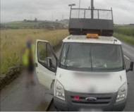 Man blocks speed camera