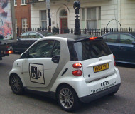 CCTV camera car