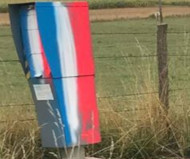 Patriotic French speed camera August 2018