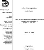 Audit report cover