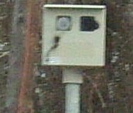 Blinded speed camera