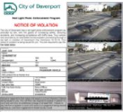 Davenport camera ticket