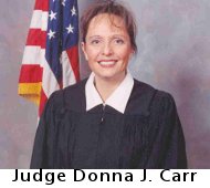 Judge Donna J. Carr