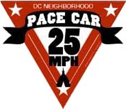 DC Pace Car sticker