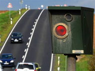 German speed camera