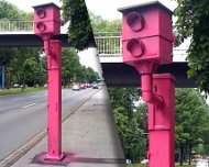 Pink speed cameras in Germany