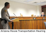 Arizona House Transportation hearing, 1/22. CameraFraud photo