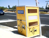 Spanish speed camera