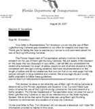 FDOT letter