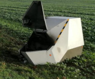 Flipped Italian speed camera