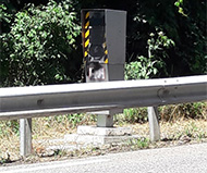 Blinded French speed camera