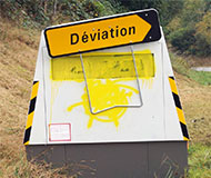 Deviation speed camera