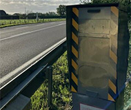 Gilded French speed camera