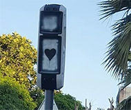 Speed camera with a heart