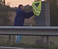 Frenchman covers a speed camera
