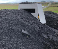 Tar pile blocks speed camera