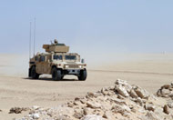 US military vehicle