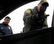 Border Patrol roadblock