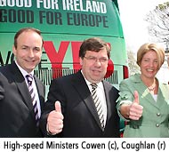 Prime Minister Brian Cowen, Deputy Mary Coughlan