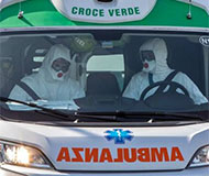 Ambulance drivers in Italy
