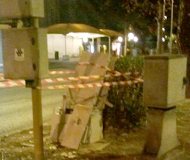 Italian speed camera attacked