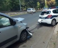 Speed camera crash in Italy