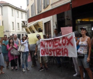 Protest against speed cameras in Italy