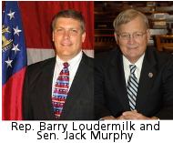 Rep Barry Loudermilk and Sen. Jack Murphy