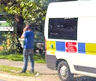 British man blocks speed camera