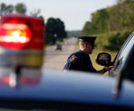 Traffic stop in Michigan 