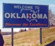 Oklahoma Welcome Sign