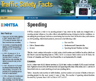 Traffic Safety Facts cover