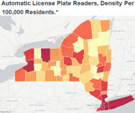 ALPR map in New York state