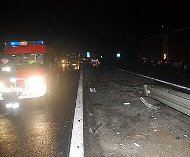 Polish speed camera crash site