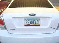 REVHEAD license plate