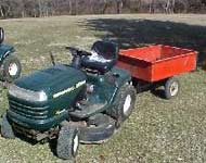 Riding lawnmower