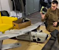 Captured Russian drone