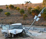 South Australia speed camera crash