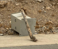 Tipped Saudi speed camera