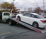 Saturn being towed