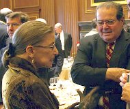 Justices Scalia and Ginsburg