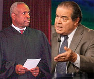 Justices Thomas and Scalia