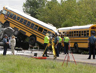 School bus crash