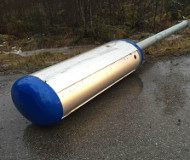 Swedish speed camera knocked over