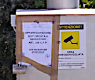 Seized Italian speed camera