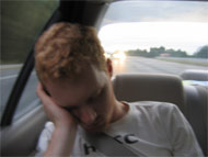 Sleeping passenger. Photo: Colin Ashe/Flickr