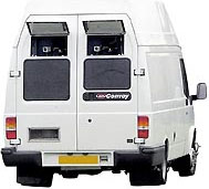 Speed camera van