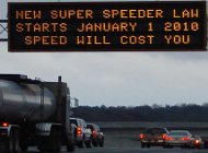 Super speeder billboard